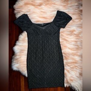 AMBIANCE black off the shoulder mini dress size L